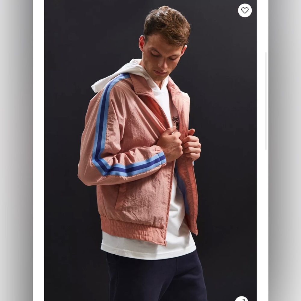 Urban Outfitters Side Stripe Windbreaker Jacket
